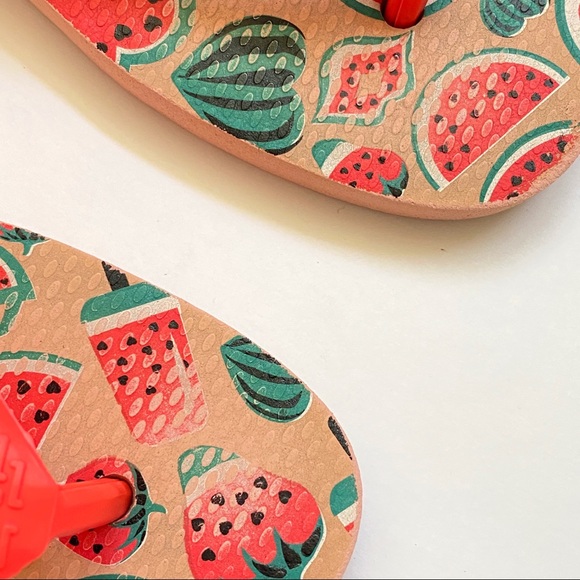 Havaianas pink watermelon flip flop thong sandals - Picture 6 of 7